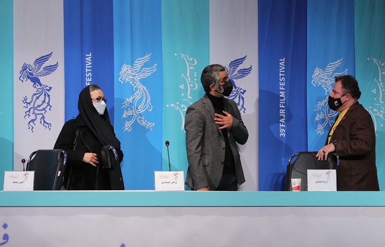 نشست خبری «خط فرضی» با حضور عوامل فیلم برگزار شد