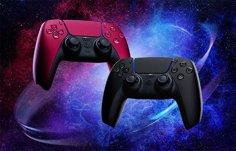دسته‌ PS5 با رنگ‌ های مشکی و قرمز معرفی شد