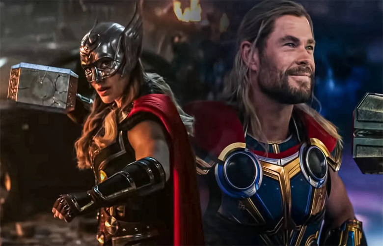 تصویر جدید فیلم Thor: Love and Thunder با حضور ثور و جین فاستر