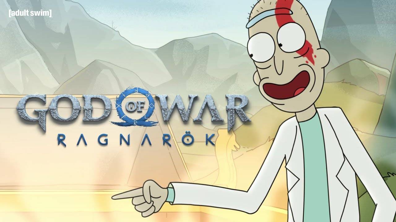 تبلیغ بازی God of War Ragnarok توسط سریال Rick and Morty