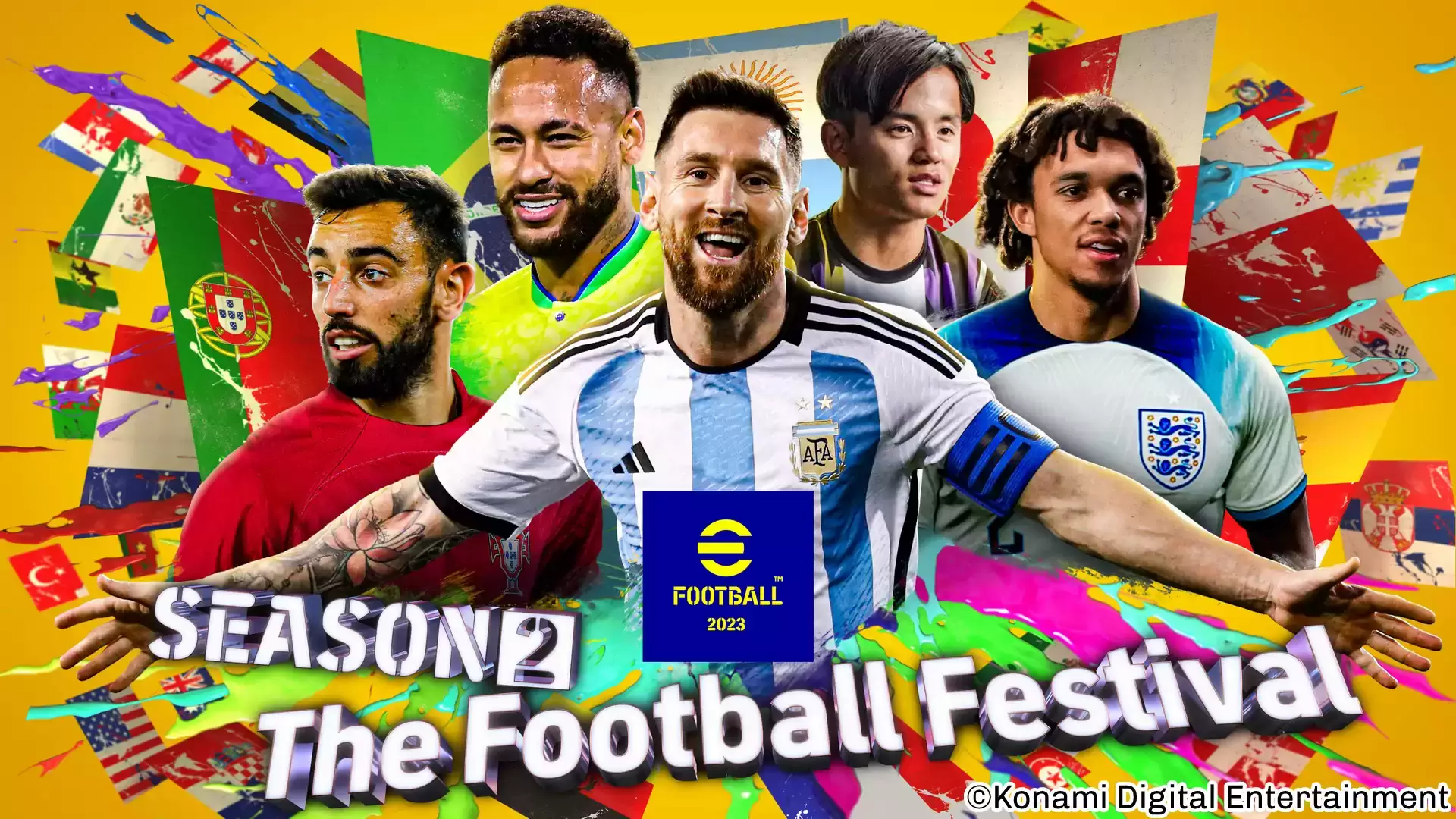 شروع فصل دوم بازی eFootball 2023 با اضافه شدن 40 تیم ملی