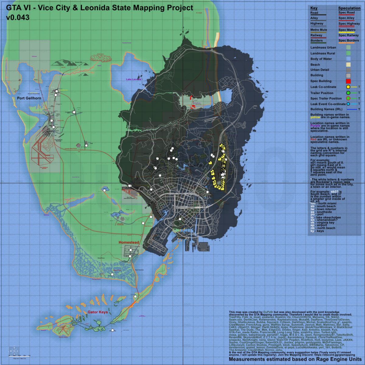 مقیاس نقشه بازی GTA 6
