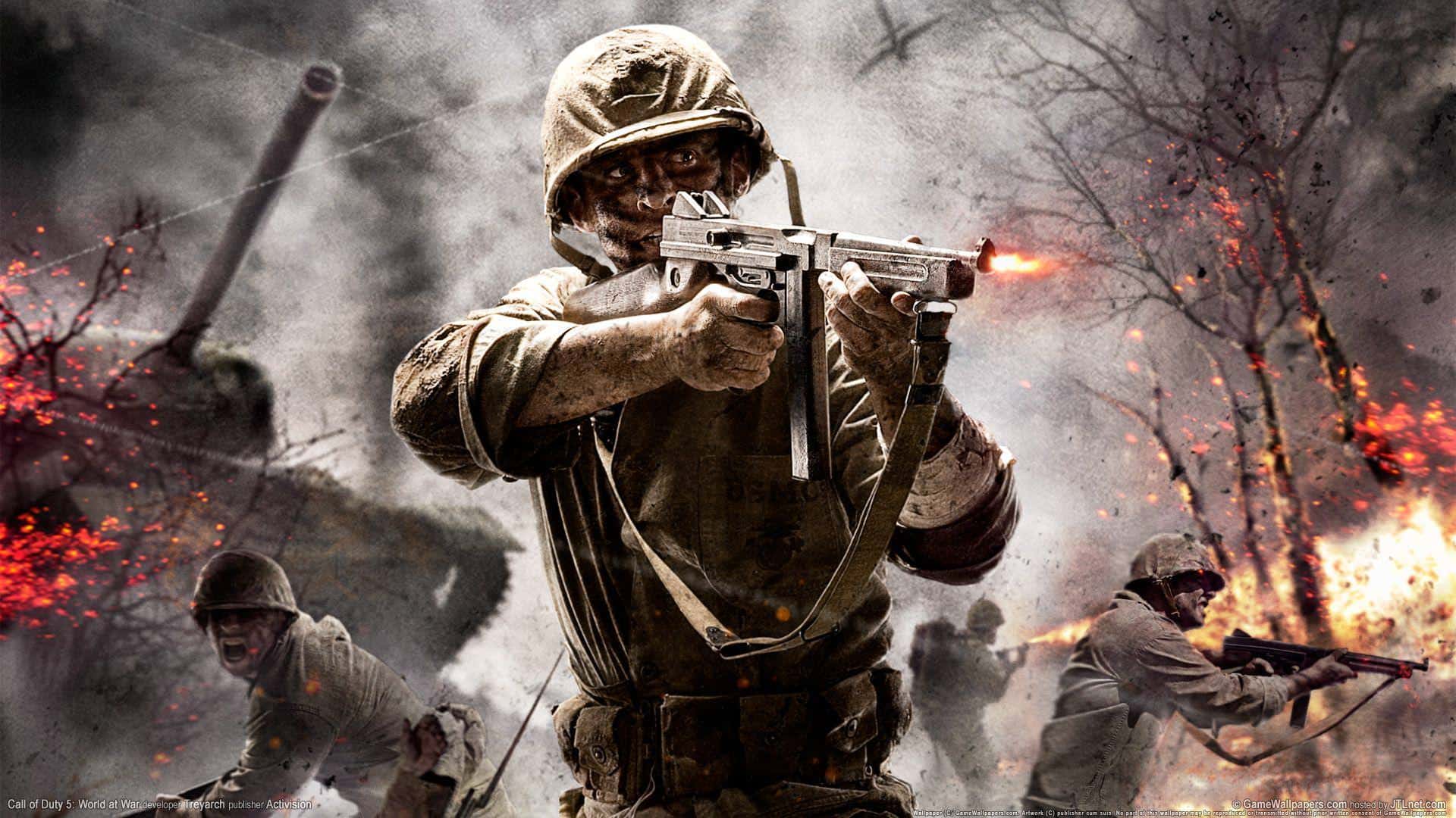 بازی Call of Duty: World at War در مسیر گیم پس