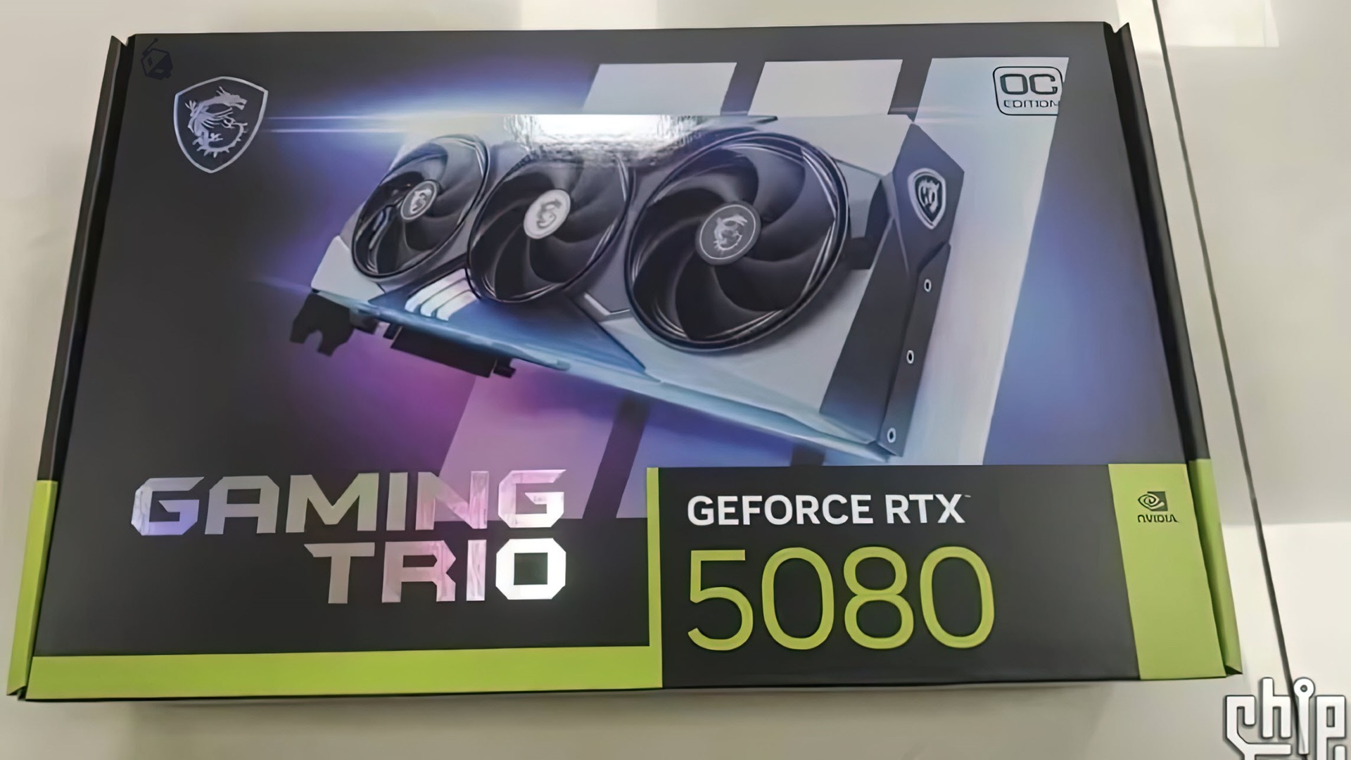 تصاویر کارت گرافیک سفارشی RTX 5080 متشر شد