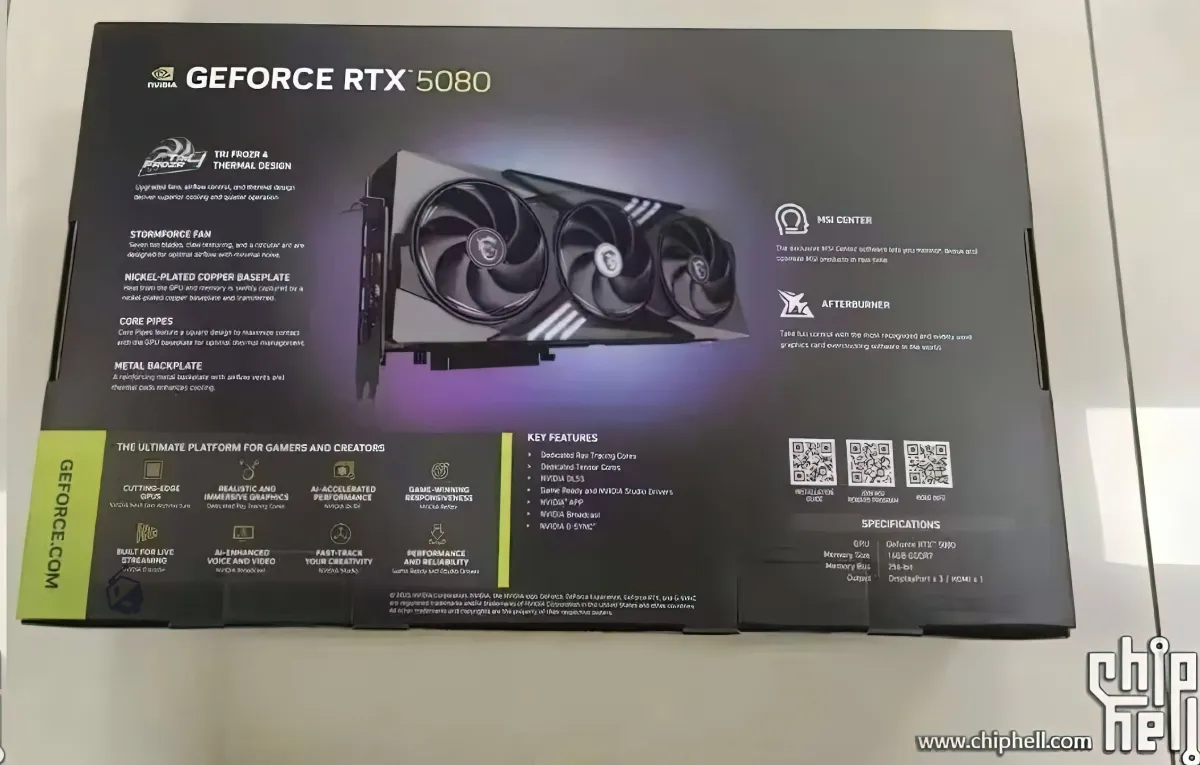 کارت گرافیک سفارشی RTX 5080