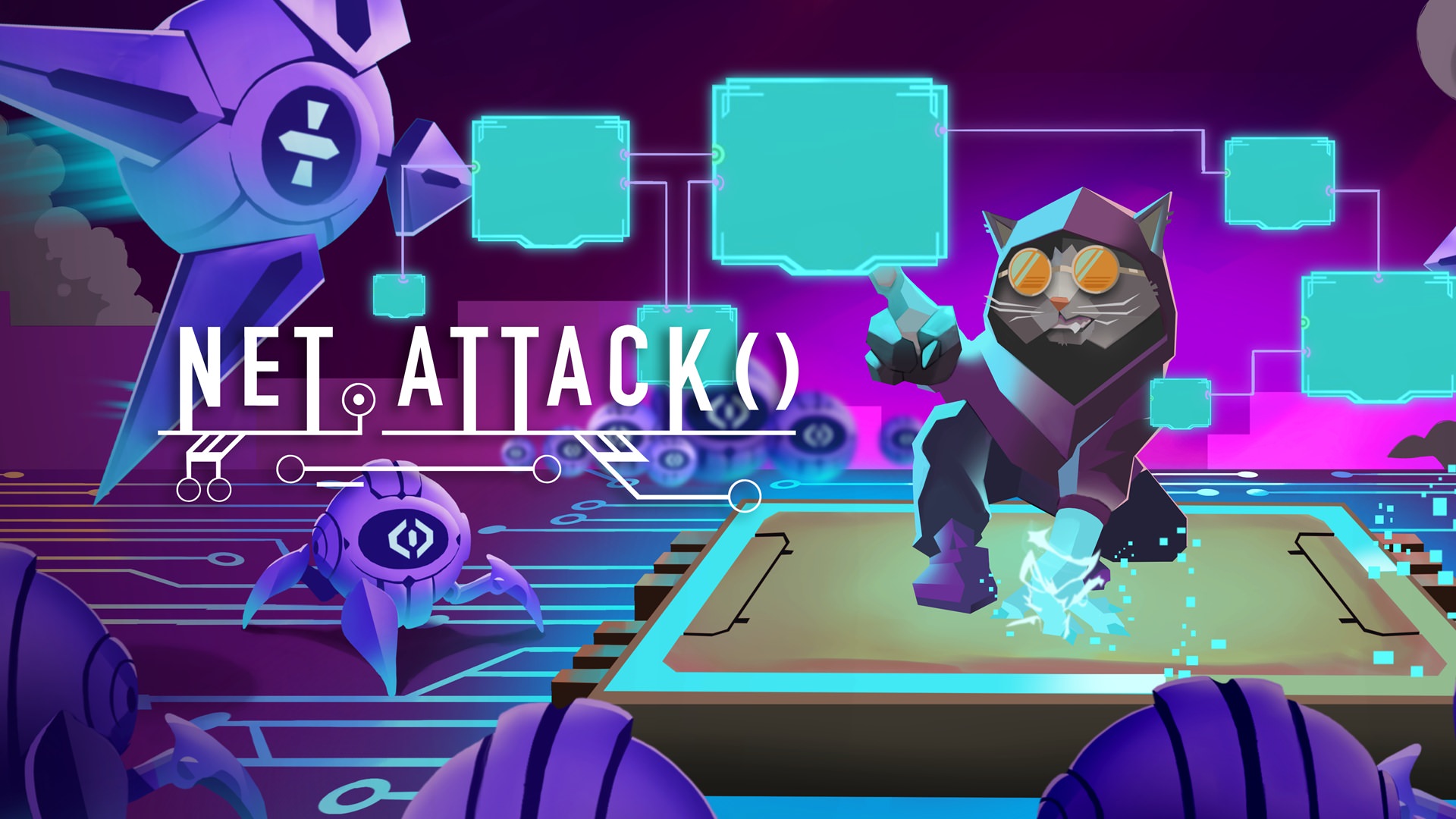 تاریخ انتشار بازی Net.Attack مشخص شد؛ ترکیبی از هک و برنامه‌نویسی