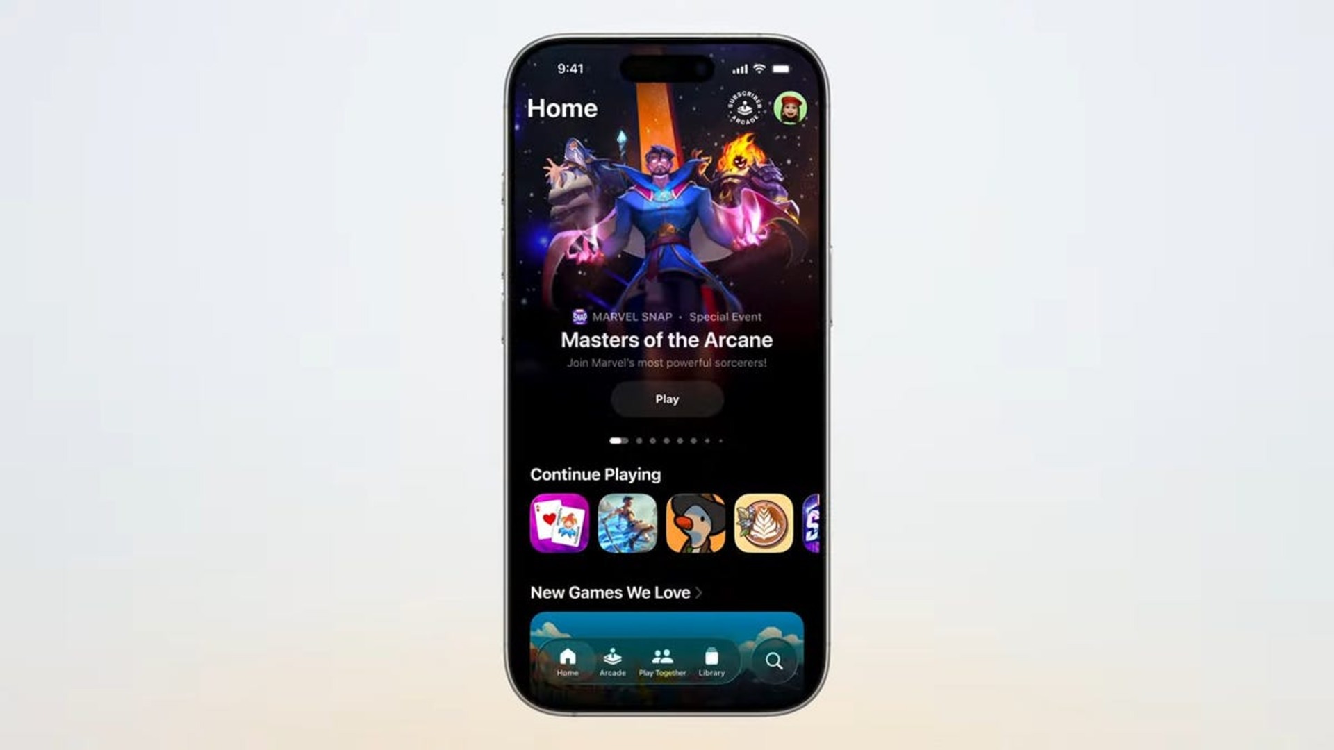 اپل از پلتفرم بازی Apple Games رونمایی کرد