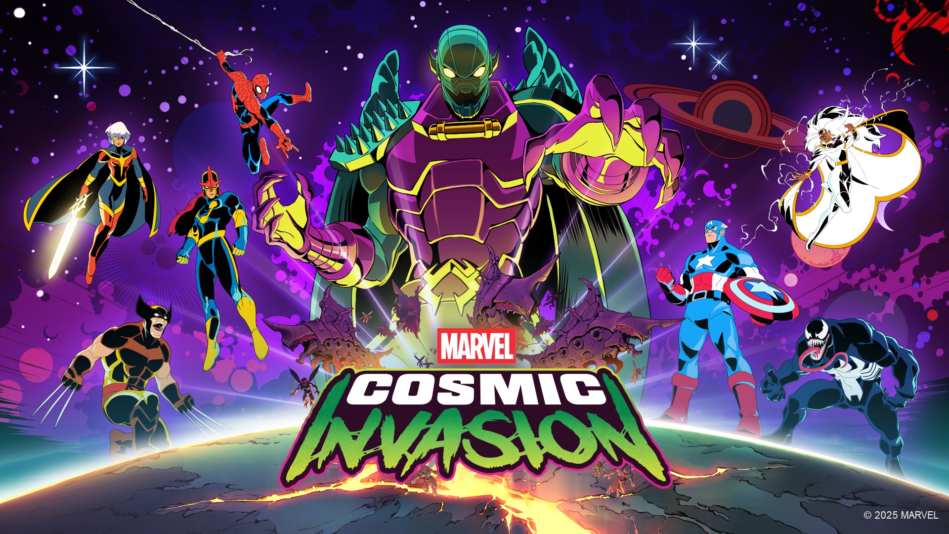 معرفی سیلور سرفر و بتا ریل بیل در تریلر بازی Marvel Cosmic Invasion