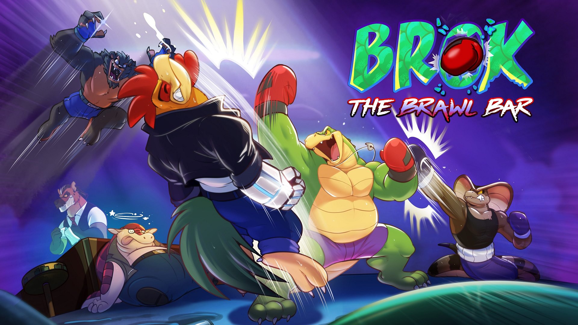 رونمایی از بازی مبارزه‌ای BROK: The Brawl Bar برای کنسول‌ها